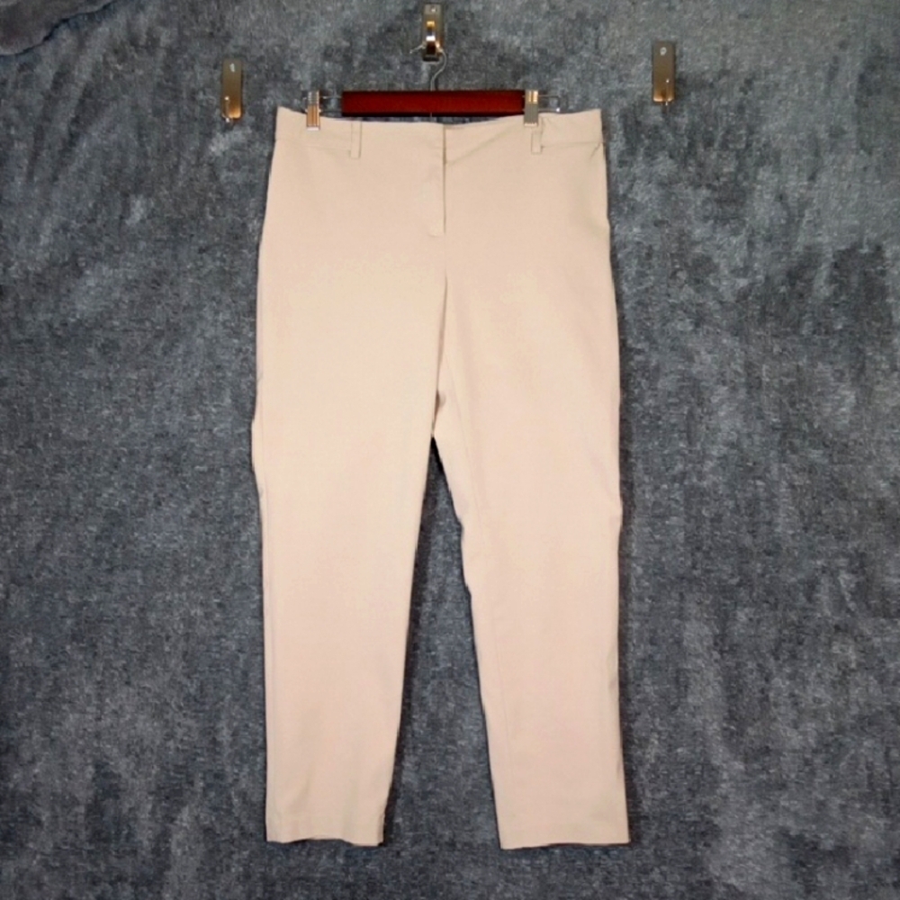 J. McLaughlin Kaki Ankle Length Office Work Womens 10